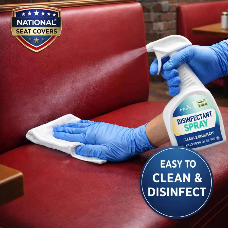 restaurant booth seats cleaning